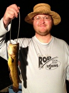 Bullhead Catfish Caught While Bullhead Fishing in Fall